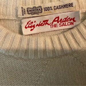 Agnona Cream Cashmere 4 ply Cashmere Sweater